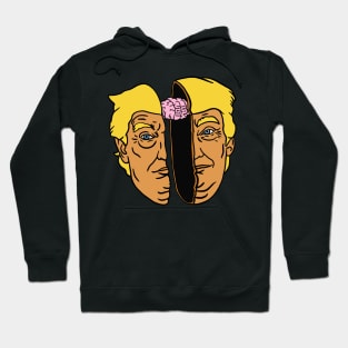 Donald Trump Brain Artwork Hoodie